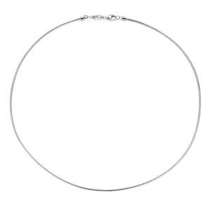 Round Silver Necklace
