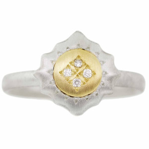 Adel Chefridi Charm East and West Ring Diamond