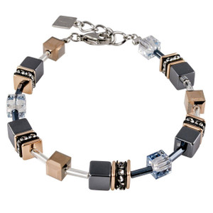 Coeur de Lion Geo Cube Bracelet - Chrome in Rose Gold Coeur de Lion Geo Cube Bracelet - Chrome in Rose Gold