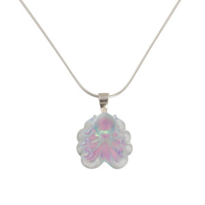 Matt Bezak Octopus Glass Pendant Sterling Silver Matt Bezak Octopus Glass Pendant Sterling Silver