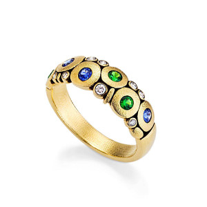 Alex Sepkus Candy Dome Ring - Sapphire and Tsavorite Alex Sepkus Candy Dome Ring - Sapphire and Tsavorite