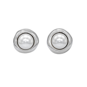 UNOde50 Ego Earrings - Pearl