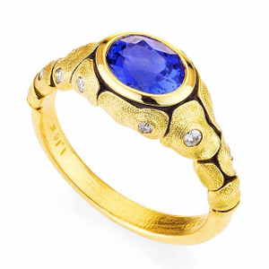 Alex Sepkus Tortoise Ring - Sapphire Alex Sepkus Tortoise Ring - Sapphire