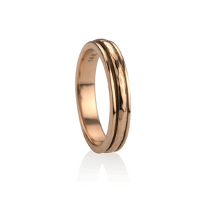 Meditation Rings Prana Meditation Spinner Ring - Solid Rose Gold Meditation Rings Prana Meditation Spinner Ring - Solid Rose Gold