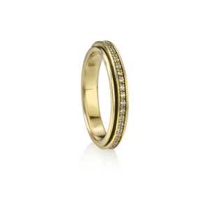 Meditation Rings Lunar Meditation Spinner Ring - Vermeil Yellow Gold Meditation Rings Lunar Meditation Spinner Ring - Vermeil Yellow Gold