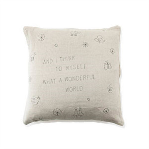 Sugarboo and Co What A Wonderful World Pillow