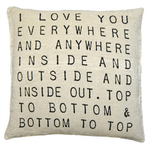 Sugarboo and Co I Love You Everywhere Pillow Sugarboo and Co I Love You Everywhere Pillow