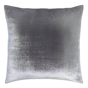 Kevin OBrien Studio Ombre Velvet Pillow - Silver Grey Kevin OBrien Studio Ombre Velvet Pillow - Silver Grey