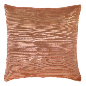 Kevin OBrien Studio Woodgrain Velvet Pillow - Mango Kevin OBrien Studio Woodgrain Velvet Pillow - Mango