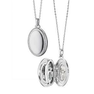 Monica Rich Kosann The Four Image Midi Sapphire Locket Monica Rich Kosann The Four Image Midi Sapphire Locket