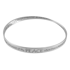 Laurel Elliott DVB Instrument of Thy Peace - St Francis Quote Bracelet