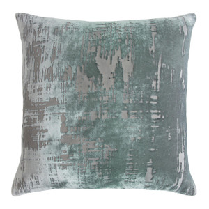 Kevin OBrien Studio Brush Stroke Velvet Pillow - Jade Kevin OBrien Studio Brush Stroke Velvet Pillow - Jade