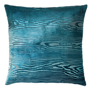 Kevin OBrien Studio Woodgrain Velvet Pillow - Pacific Kevin OBrien Studio Woodgrain Velvet Pillow - Pacific