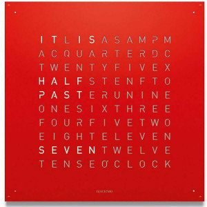 QLOCKTWO QLOCKTWO 180 Red Pepper QLOCKTWO QLOCKTWO 180 Red Pepper