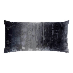Kevin OBrien Studio Brush Stroke Velvet Pillow - Smoke