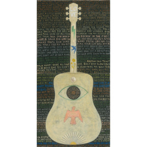 Sugarboo and Co Legends #2 - Vertical Guitar Art Print  Sugarboo and Co Legends #2 - Vertical Guitar Art Print