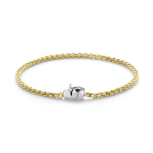 Ti Sento Milano Gold Box Chain Bracelet Ti Sento Milano Gold Box Chain Bracelet