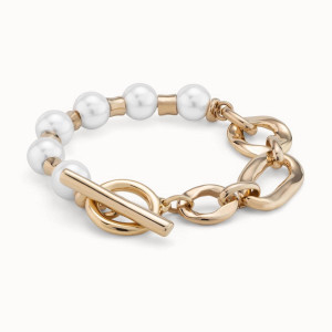 UNOde50 Pearl & Match Bracelet Gold UNOde50 Pearl & Match Bracelet Gold