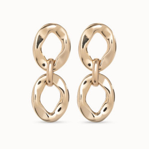UNOde50 Groovy Earrings Gold