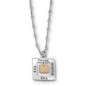 Kathy Bransfield Think Outside the Box Necklace