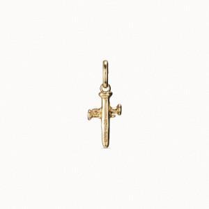 UNOde50 Cross Charm - Medium, Gold UNOde50 Cross Charm - Medium, Gold