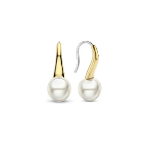 Ti Sento Milano Single Pearl Gold & Sterling Silver Earrings