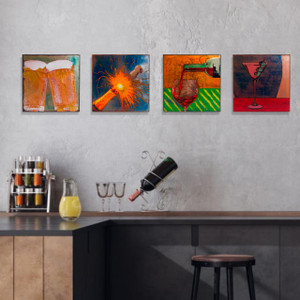 Houston Llew Spiritiles Custom Spiritile Bar Set of 4 Houston Llew Spiritiles Custom Spiritile Bar Set of 4