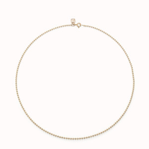 UNOde50 Hazte Uno Gold Short Chain with Beads UNOde50 Hazte Uno Gold Short Chain with Beads