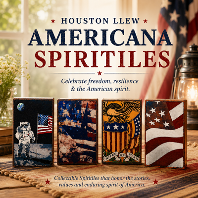 Houston Llew’s Americana Spiritiles: A Tradition of Freedom, Resilience & the American Spirit