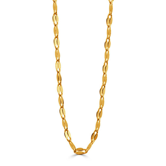 Doves by Doron Paloma 18'' Yellow Gold Fancy Chain Doves by Doron Paloma 18'' Yellow Gold Fancy Chain