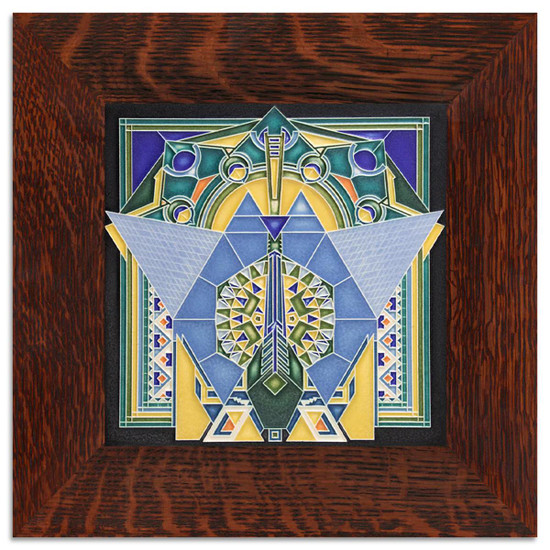 Imperial Peacock by Motawi Tileworks