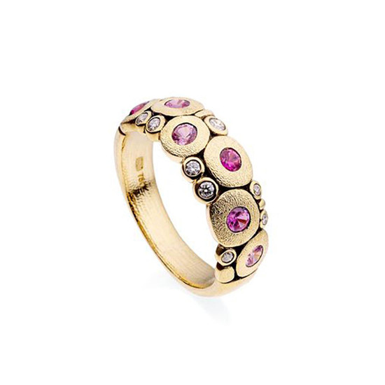 Alex Sepkus Candy Dome Ring - Pink Mix Alex Sepkus Candy Dome Ring - Pink Mix