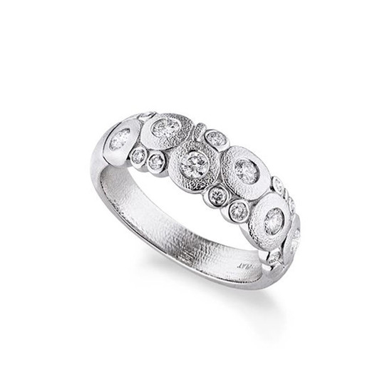 Alex Sepkus Candy Dome Ring - Platinum and Diamond Alex Sepkus Candy Dome Ring - Platinum and Diamond