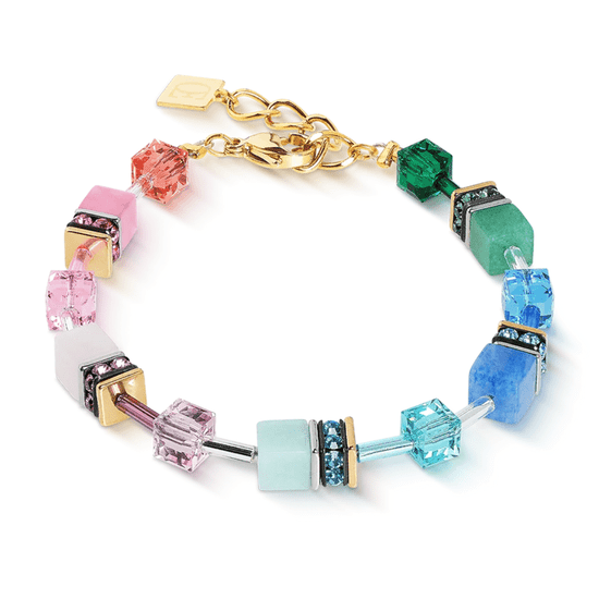GeoCUBE Iconic Precious Bracelet - Rainbow Gold