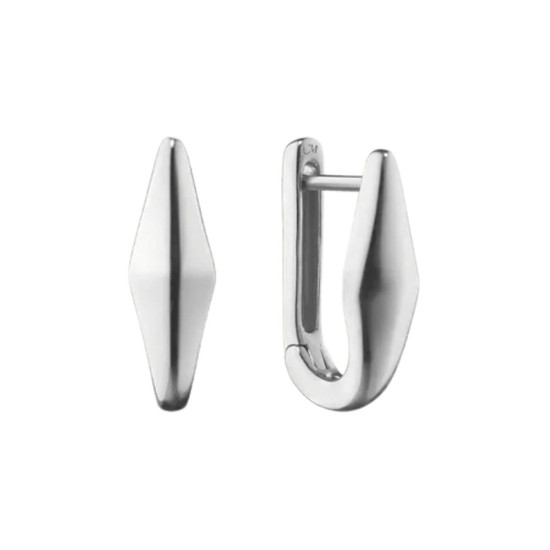Monica Rich Kosann Points North Huggie Earring - Sterling Silver 