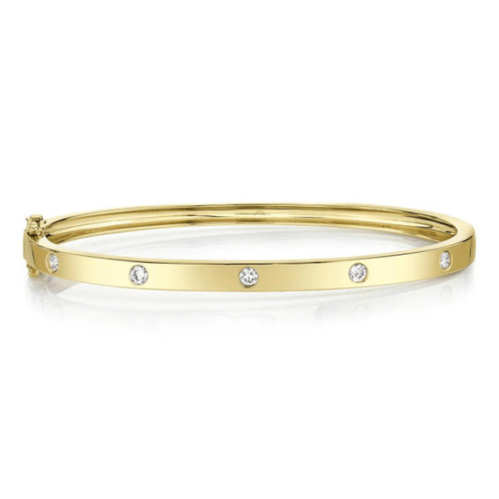 Shy Creation Diamond Station Bangle 