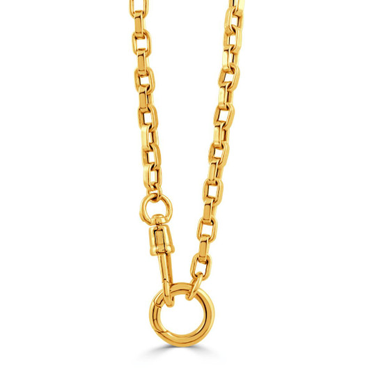 Doves by Doron Paloma 14K - 18" Box Chain with Push Clip Enhancer 
