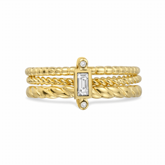 Meditation Rings Celeste Meditation Spinner Ring - Gold