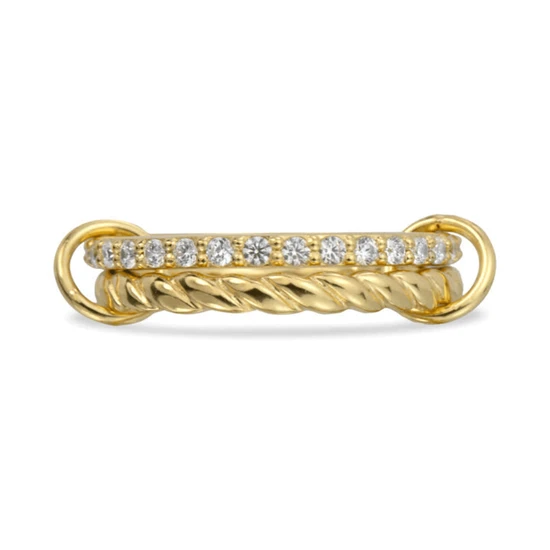 Kaia Meditation Spinner Ring - Gold