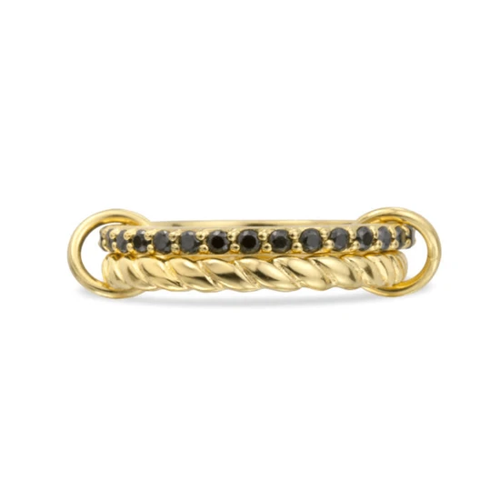 Sutra Meditation Spinner Ring - Gold
