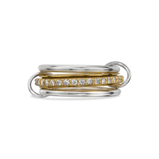 Meditation Rings Union Meditation Spinner Ring - Two-Tone 