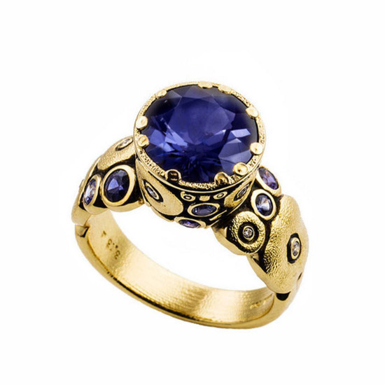 Alex Sepkus Orchard Ring - Cobalt Spinel