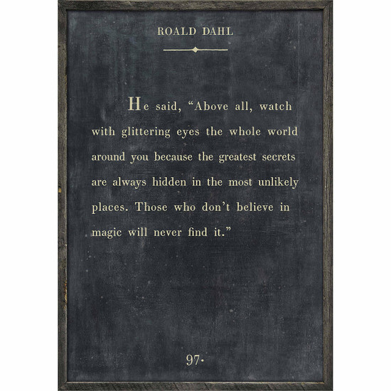 Sugarboo and Co Roald Dahl Art Print