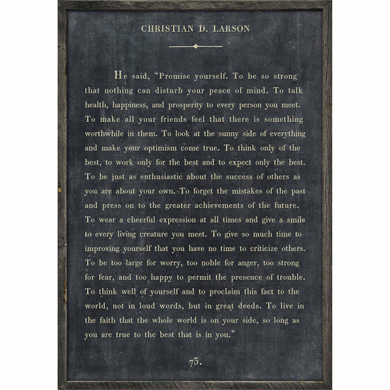 Sugarboo and Co Christian D Larson Art Print Sugarboo and Co Christian D Larson Art Print