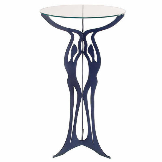 Cricket Forge 3 Graces Pedestal Flat Glass Top