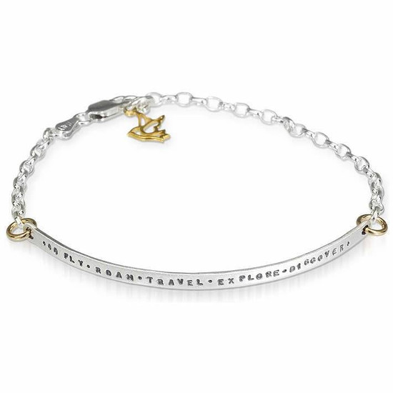 Kathy Bransfield Go Fly - Quote Bracelet