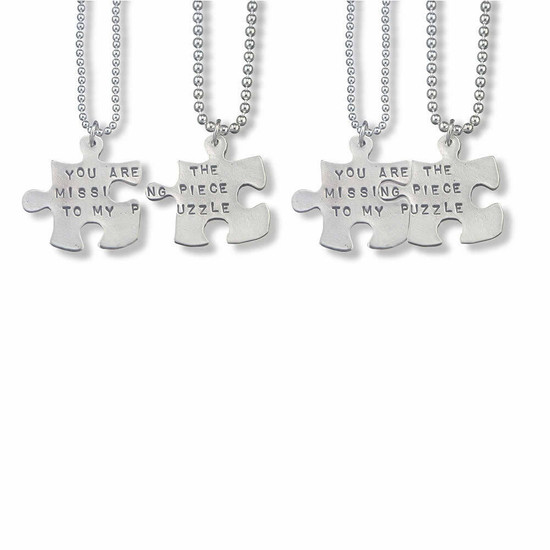 Kathy Bransfield Missing Piece Puzzle - Quote Necklace