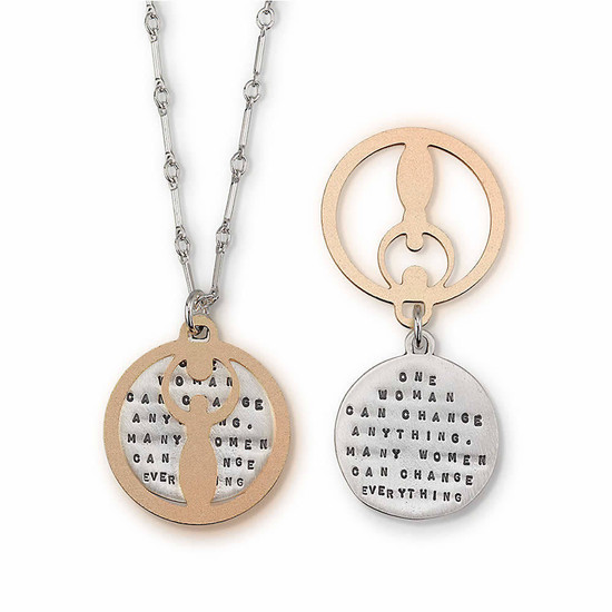 Kathy Bransfield Woman - Quote Necklace