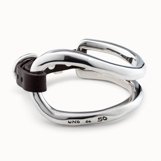 UNOde50 Bite Bracelet - Silver