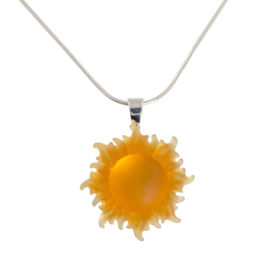 Matt Bezak Sun Glass Pendant Sterling Silver